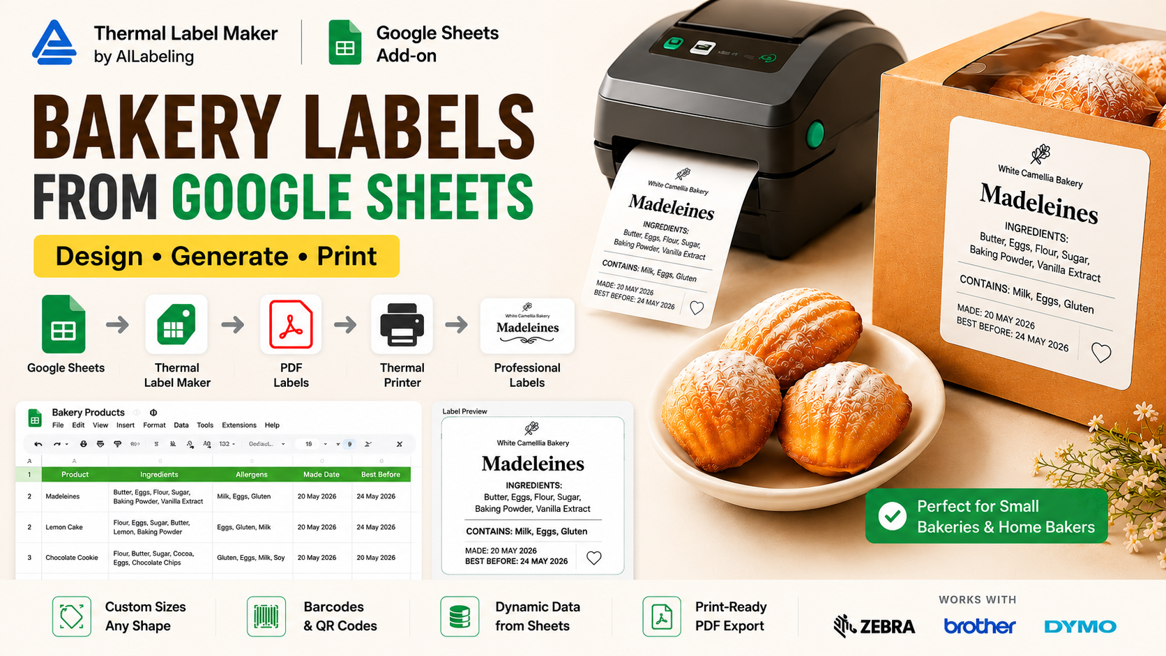 Bakery Labels